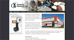 Desktop Screenshot of dynatecmachine.com